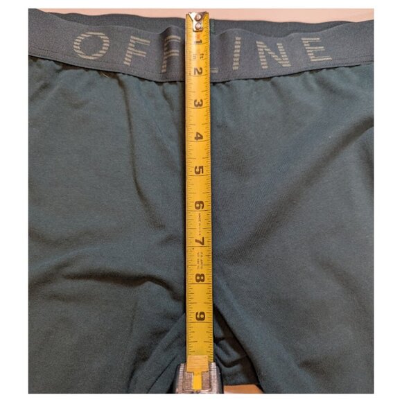 Athleisure Offline by Aerie High-Waist Leggings Workout Dark Green Casual Size L - Picture 7 of 9